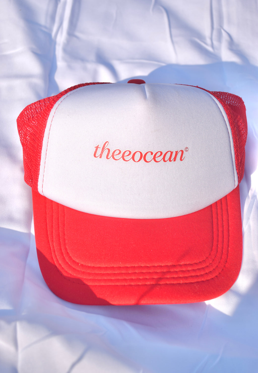 RED”THEEOCEAN” CAP