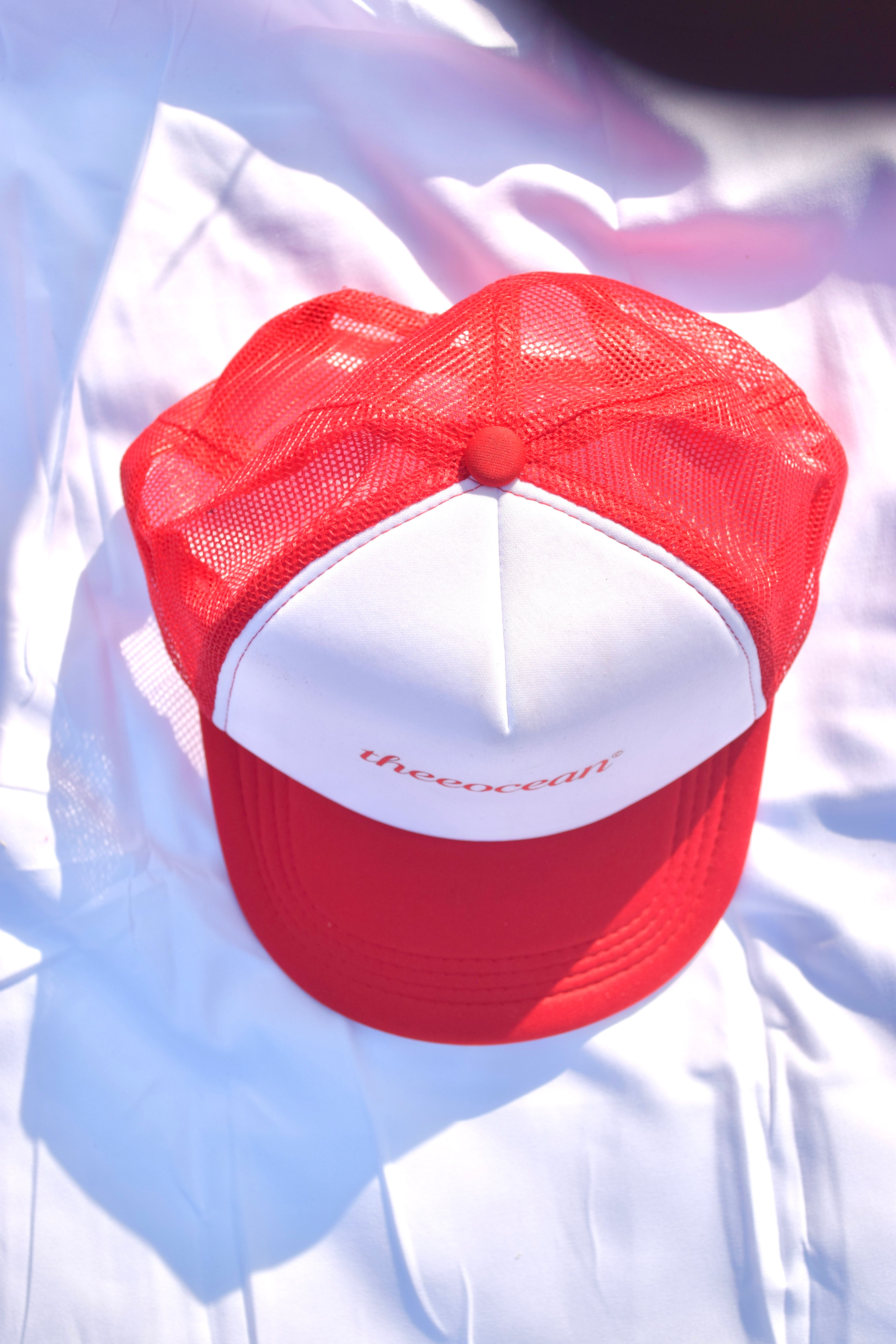 RED”THEEOCEAN” CAP