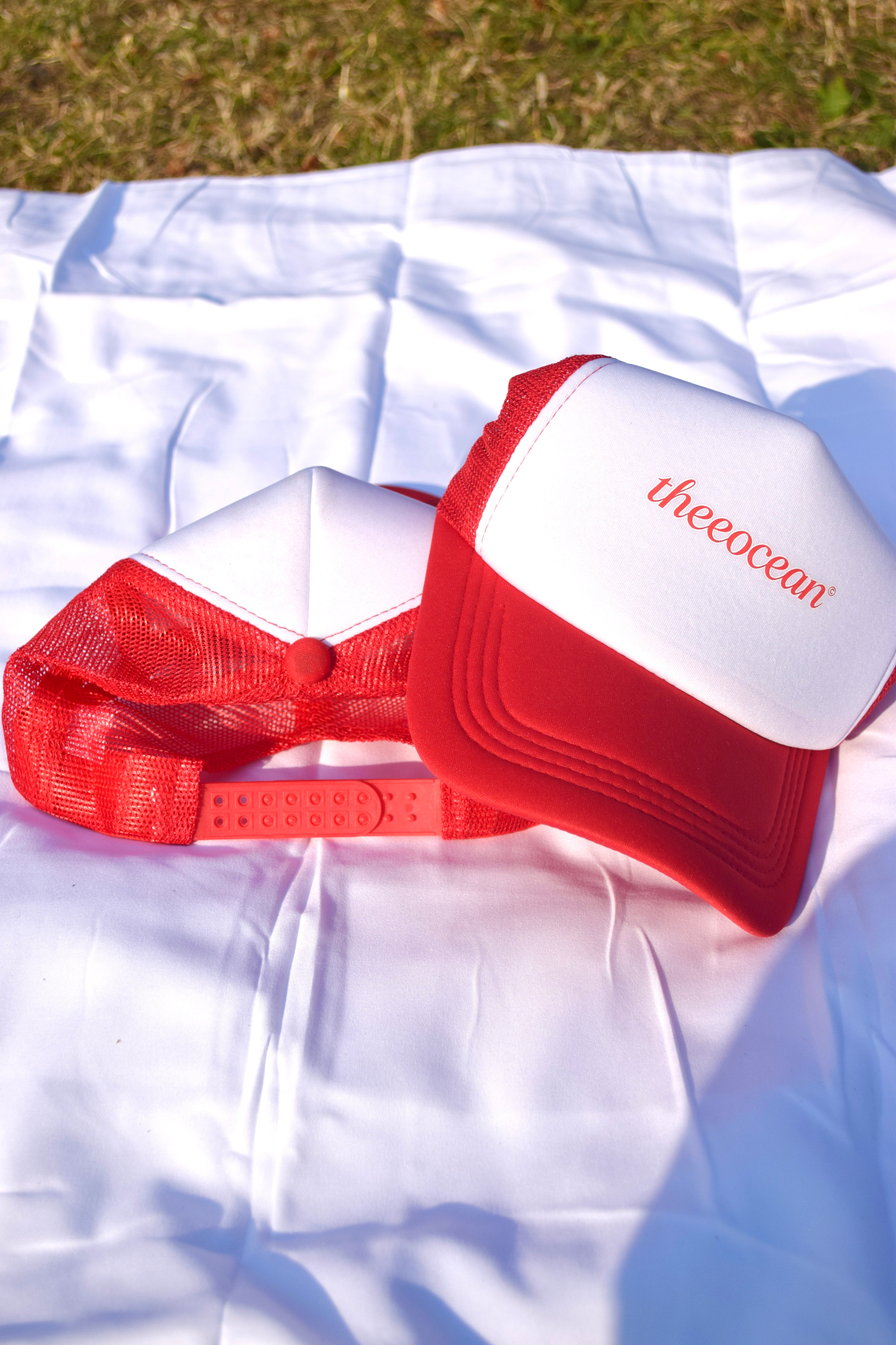 RED”THEEOCEAN” CAP