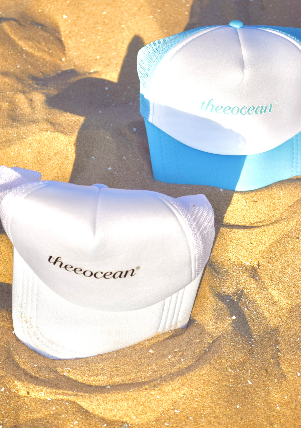 WHITE”THEEOCEAN” CAP